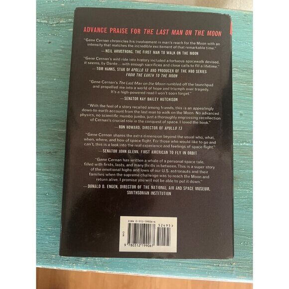 Gene Cernan *SIGNED* Last Man On The Moon Book - Apollo 17 - NASA Space Hero - Picture 2 of 7